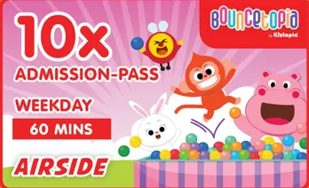 AIRSIDE - Admission Ticket 10x - Weekdays - 60mins