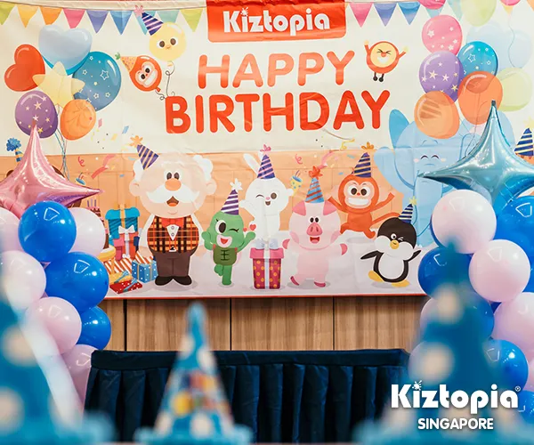 Happy child celebrating at a party