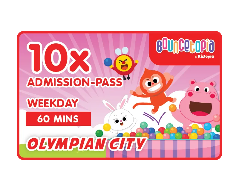 Olympian City - Admission Ticket 10x - Weekdays - 60mins