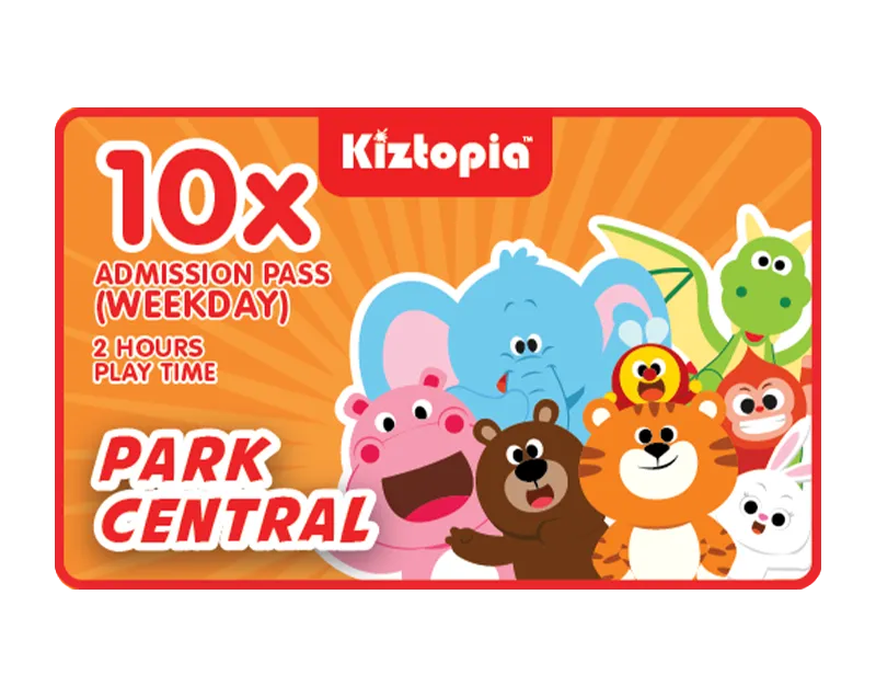 Park Central - 10x Admission - Weekday (2 hours)